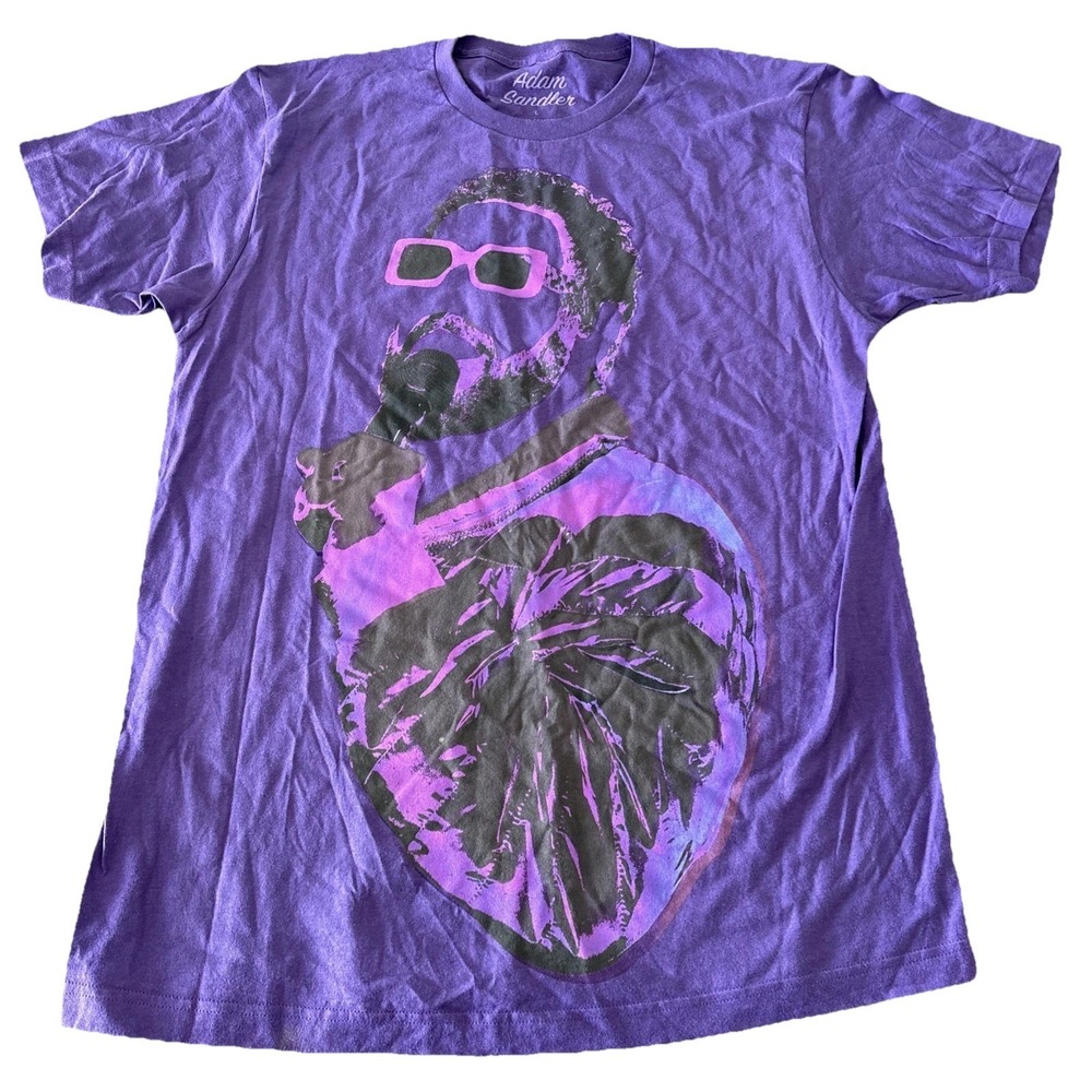 Adam Sandler Tour T Shirt Size Large Purple The I Missed You Tour tee